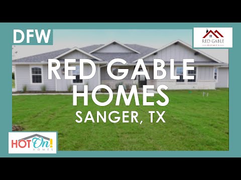 Red Gable Homes at Prairie Ranch Estates in Sanger, TX