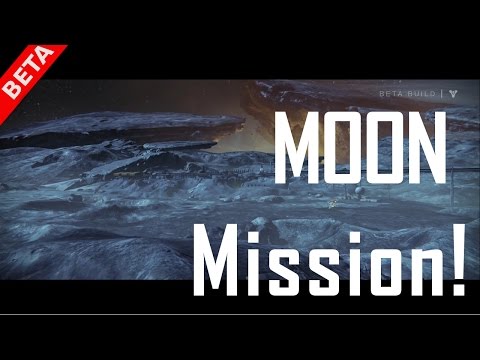 Destiny Beta - The Dark Beyond (NEW Moon Mission) Gameplay