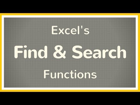 How to Use the FIND Function + How to Use the SEARCH Function in Excel - Tutorial 🔍 Video