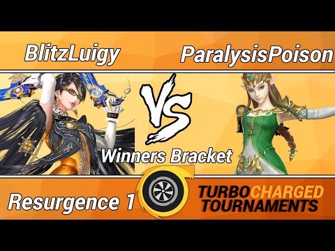Resurgence 1 Wii U Singles (Winners Bracket) - BlitzLuigy (Bayonetta) vs. ParalysisPoison (Zelda)