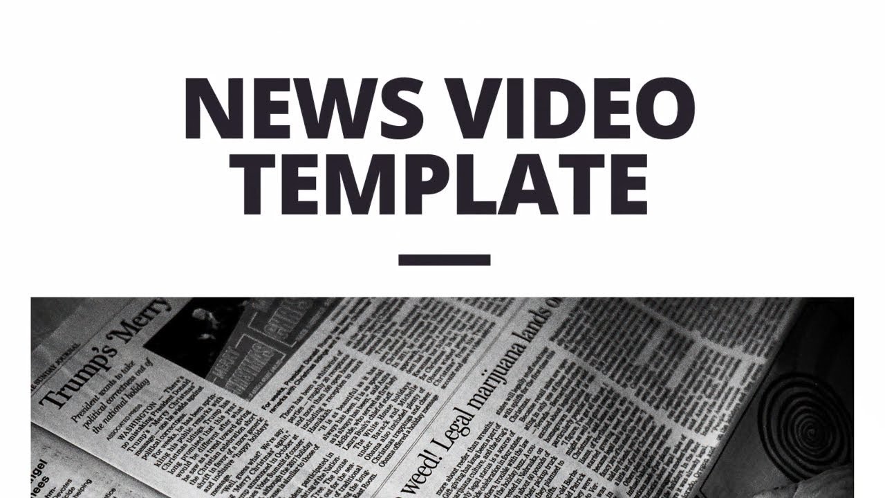 News Video Template (Editable)