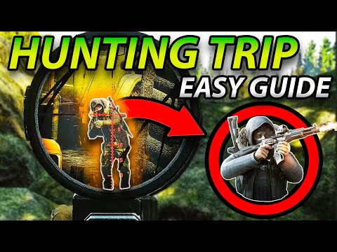 HOW TO EASILY COMPLETE HUNTING TRIP FAST IN ESCAPE FROM TARKOV 0.16.5 | THE BEST SNIPING POSITIONS
