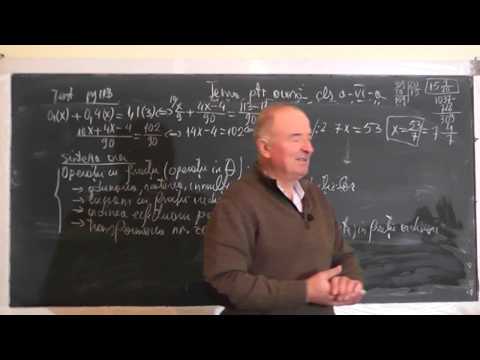 2/2 1341 Operatii cu fractii Transformari Ordinea efectuarii operatiilor si a parantezelor - Clasa 6