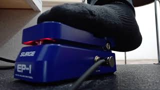 Video thumbnail for Valeton Mini Wah Surge EP 1 demo with fender telecaster american standard 1988 by ANDRI February