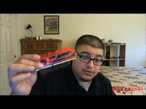 RAM G.SKILL F3-12800CL9D-8GBXL G.Skill RipjawsX DDR3 8GB 2x4GB 1600MHz CL9 1.5V XMP video