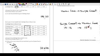 preview picture of video 'PGSMaths: Nov2012 1F Paper 1 - Question 14c (Journey Planning)'