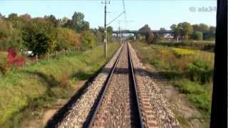 preview picture of video 'Train ride / Przejazd pociągiem TLK Sulechów - Czerwieńsk, linia 358'