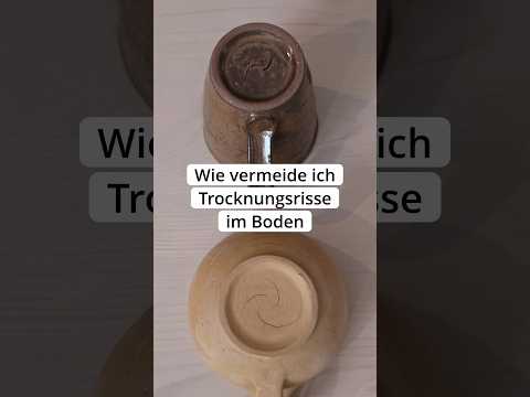 3 Tipps gegen Trocknungsrisse beim Töpfern! #keramik #töpfernlernen #trocknungsrisse  #handwerk #diy