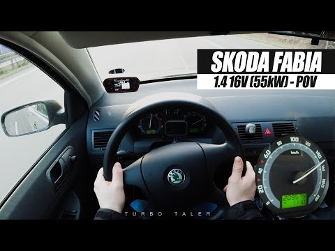 SKODA FABIA I 1.4 16V (55kW) | POV Test Drive