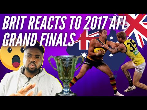 🇬🇧 BRITISH Rugby Fan Reacts To The 2017 AFL Grand Finals - Richmond v Adelaide. An Intense Battle!