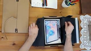 Samsung Galaxy Tab S6 Brand New Unboxing - with Book Cover Keyboard