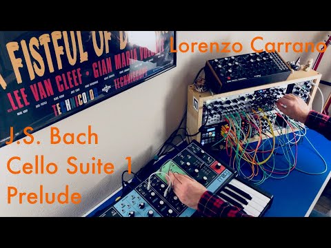 Bach Cello Suite 1: Prelude | Modular Performance | Moog Grandmother, Hermod, Rings, Plaits, CIP