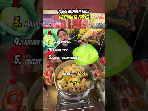 TOP 5 MOMEN LUCU LUPA NANYA HARGA 😂 #shorts