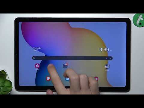 SAMSUNG Galaxy Tab S6 Lite - How to Create Home Screen Folders - Organize Your Apps
