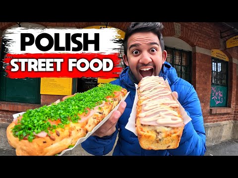 Trying Polish STREET FOOD In Kraków Poland ????????