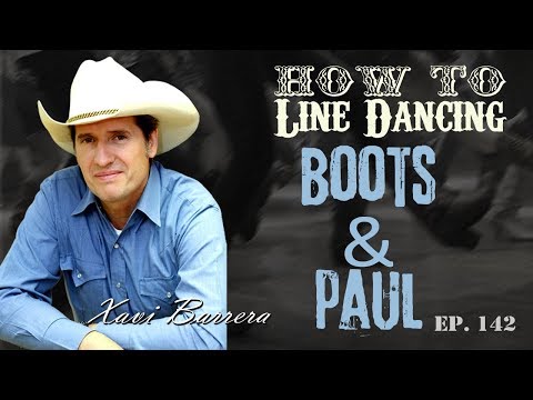 How to dance BOOTS & PAUL 68 Counts Beginner Country Style Line Dance.
