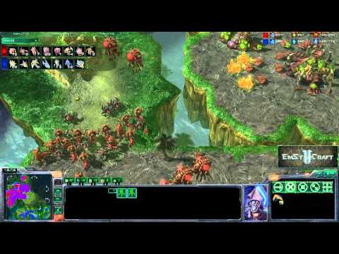 PvZ HasuObs vs Lalush Starcraft 2 HD polski komentarz