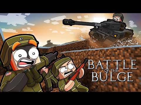 WW2 Map Wars - Battle of the Bulge 1944! (Minecraft)