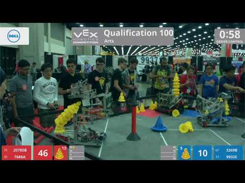 2018 VRC Arts Q100 - 20785B 7686A vs 3269B 9932E - 98 to 68