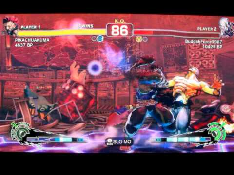SSFIV ENDLESS BATTLE MATCH JR RODRIGUEZ ( AKUMA ) VS BuddahForce1987 ( SETH ) ON XBOX 360 GAME 6