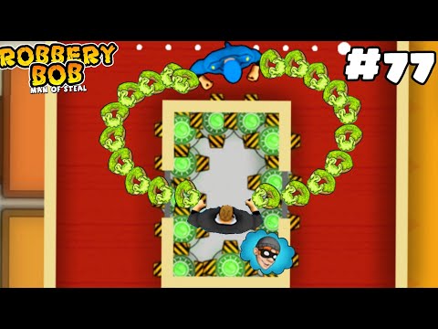 Robbery Bob - Use Agent Costume - 100 Rotten Donut - 100 Teleport Mine High Rise Part 77