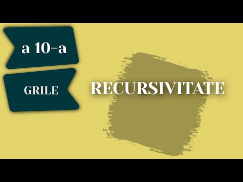 RECURSIVITATE - GRILE | C++ | Partea 2