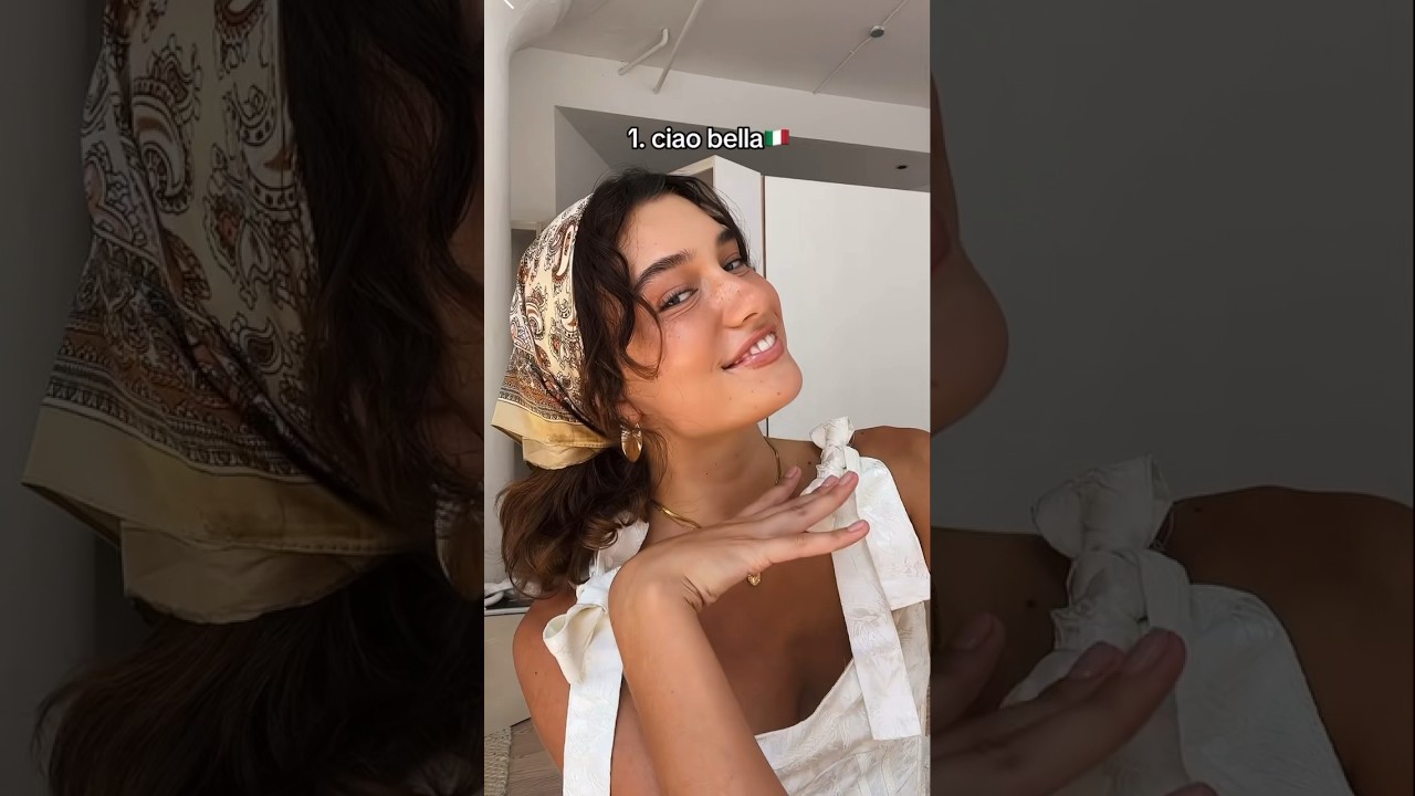 easy hairstyles for euro summer🍋 #hairstyle #shorts