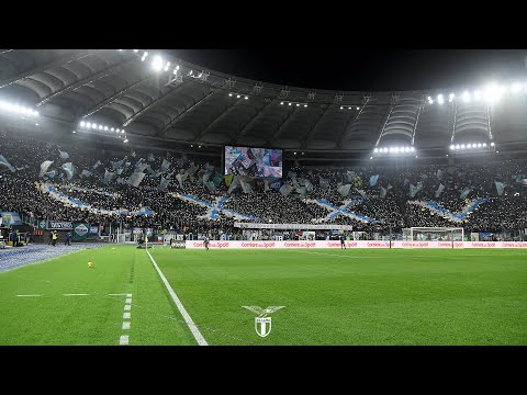 Lo spettacolo per i 125 anni prima dell`inizio di Lazio-Como 🩵