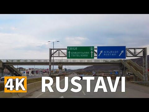 Tbilisi, Rustavi, Phonichala full road | Video Tourism 4K
