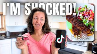 We Used HOMEGROWN VEGETABLES to Make Viral TikTok Recipes