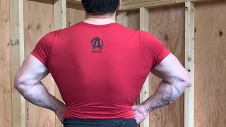 Natural bodybuilding at home, back and bicep day BULKING day, 234,