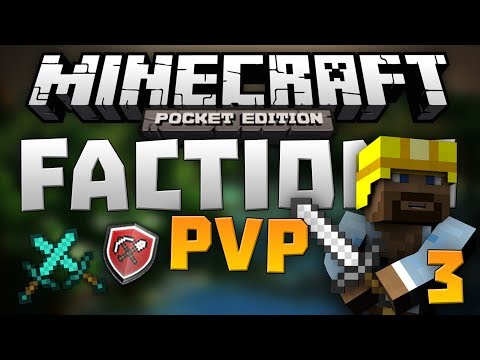 JackFrostMiner - FACTIONS PVP Ep. 3 - "Basemaker" - Minecraft Pocket Edition Lifeboat Infinity