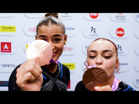 Marine Boyer & Coline Devillard (FRA) Interview After Winning Team Bronze