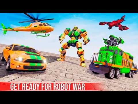 ROBOT KERETA BERUBAH JADI HELIKOPTER MOBIL BALAP - TRAIN CAR ROBOT TRANSFORMING GAMES 2021