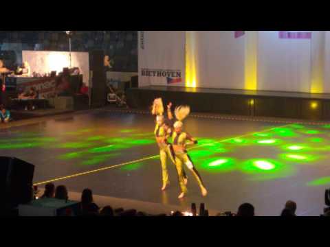 IDO Disco Dance World Championships 2017, duo adults, 2nd place, Janina Ilkka & Saima Kokkonen