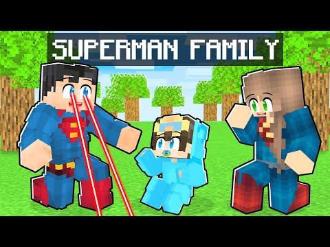 Nico ADOPTEED by a SUPERMAN FAMILY in Minecraft! - Parody Story(Cash, Zoey,Mia and Shady TV)