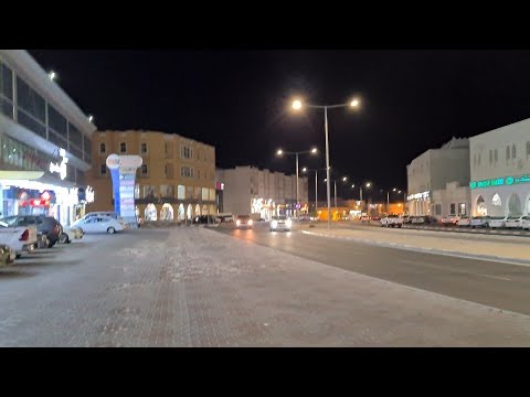 Night walk in the local market in Alkhor City, #Alkhor City #Qatar