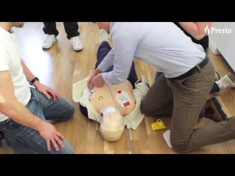 Hjärt- och lungräddning (HLR) med hjärtstartare