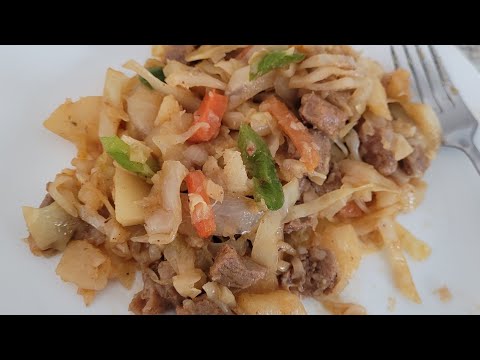 Beef with vegetables.Quick and easy Kazakhstan food. || Delicious recipes. ||