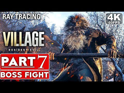 RESIDENT EVIL 8 VILLAGE Gameplay Walkthrough Part 7 BOSS FIGHT [4K 60FPS PC] - No Commentary