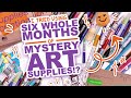 UNBOXING SIX MONTHS OF ART SUPPLIES! | Upcrate Subscription Art Supplies!