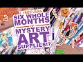 UNBOXING SIX MONTHS OF ART SUPPLIES Upcrate Subscription Art Supplies