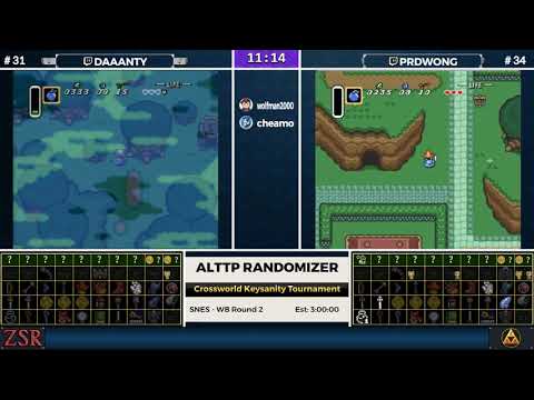ALttPR Crossworld Keysanity Tournament: WB Round 2 - Daaanty vs. prdwong (Part 1)