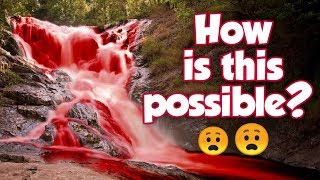 A blood water fall! Are we doomed?