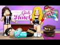My Boyfriend Is TRAPPED In GIRLS HOTEL.. I Had To SAVE  Him! (Roblox)