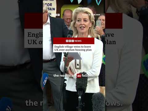 Village votes to leave UK over asylum housing plan. #Piddington #Referendum #BBCNews