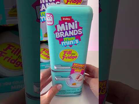 Mini Brands Fill the Fridge mini refrigerator #fillthefridge #minibrands #minifood #minifridge