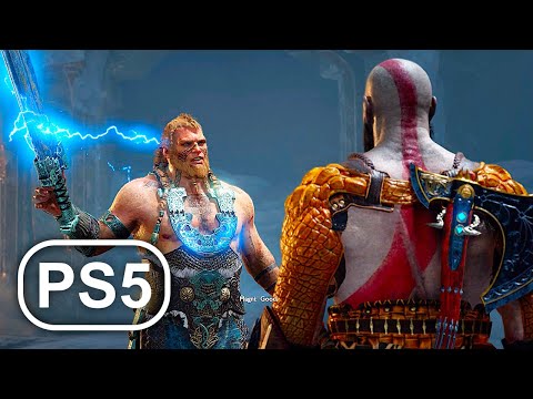 GOD OF WAR PS5 Magni & Modi Boss Fight Gameplay 4K ULTRA HD