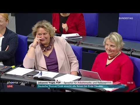 Bundestagsdebatte zum Arbeitslosengeld I am 27.09.19