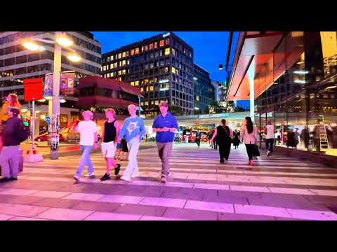 Sweden Discover the magic of Stockholm at night with a mesmerizing citywalk along Hamngatan Experien